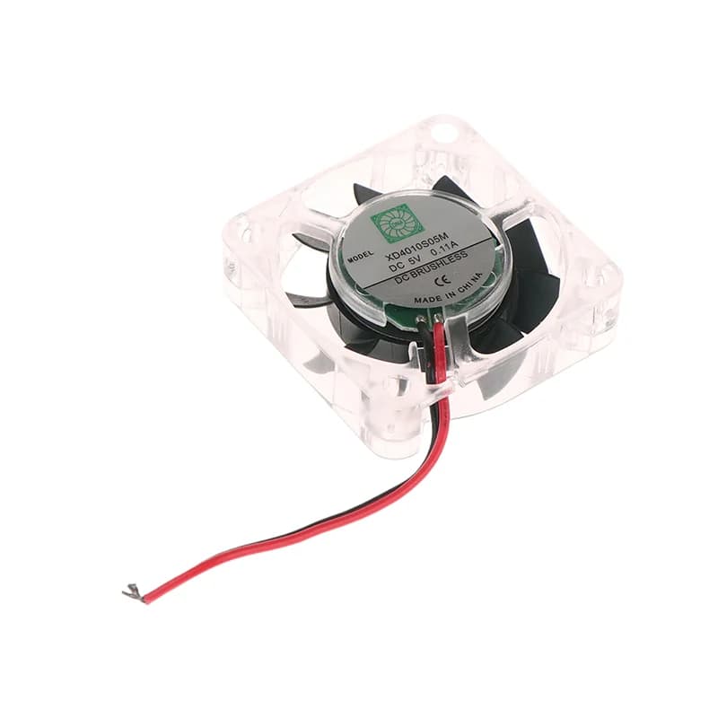 40x40x10MM 4010 DC 5V 0.11A brushless fan with blue LED light for heat dissipator cooling radiator for 3d printer parts fan