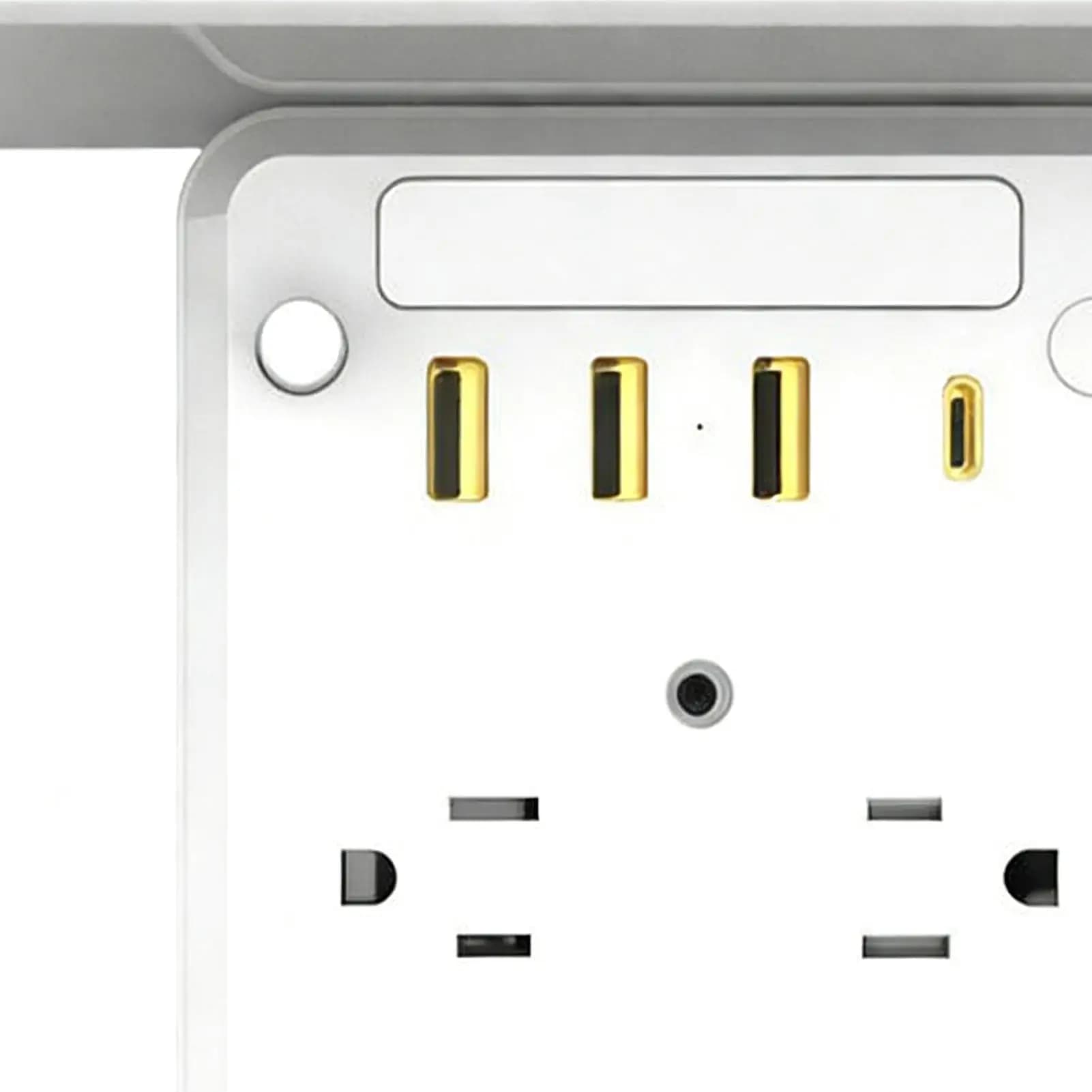 Presa Intelligente Multipla con Stazione di Ricarica per Casa, Bagno, Cucina, Dormitorio, Elettronica, Spazzolino, Telefono