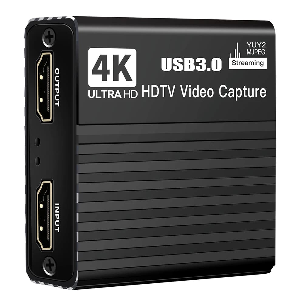 Scheda di acquisizione video USB 3.0 4K HDMI-compatibile per streaming, registratore live e grabber audio/video