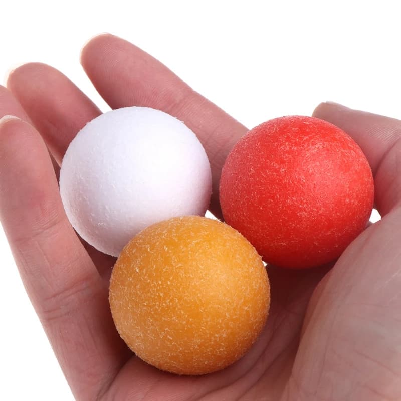 Sostituzioni palline biliardino da 36mm/1,42in, palloni da calcio da tavolo palloni da calcio da 36mm, giocattolo Puzzle per bambini con biliardino dimensioni regolari