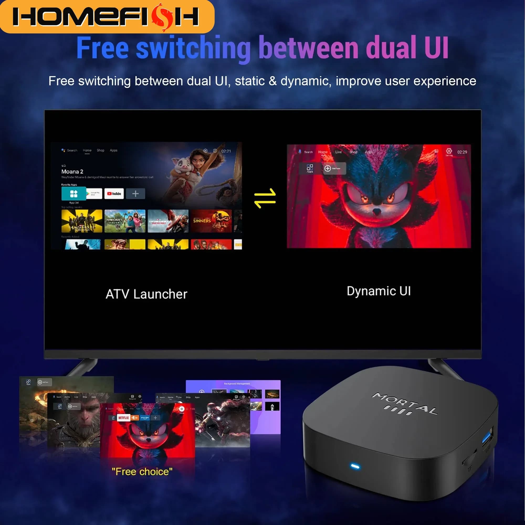 2026 Nuovo Smart TV Box T1 + RK3518 Android 16 WiFi 6 BT 5.4 Doppia interfaccia UI 8K Ultra HD 8GB RAM 128GB ROM Lettore multimediale intelligente