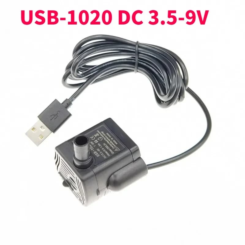USB-1020 voltaggio 5V craft power bank DC brushless micro pompa dell'acqua pompa dell'acqua di raffreddamento del telefono cellulare