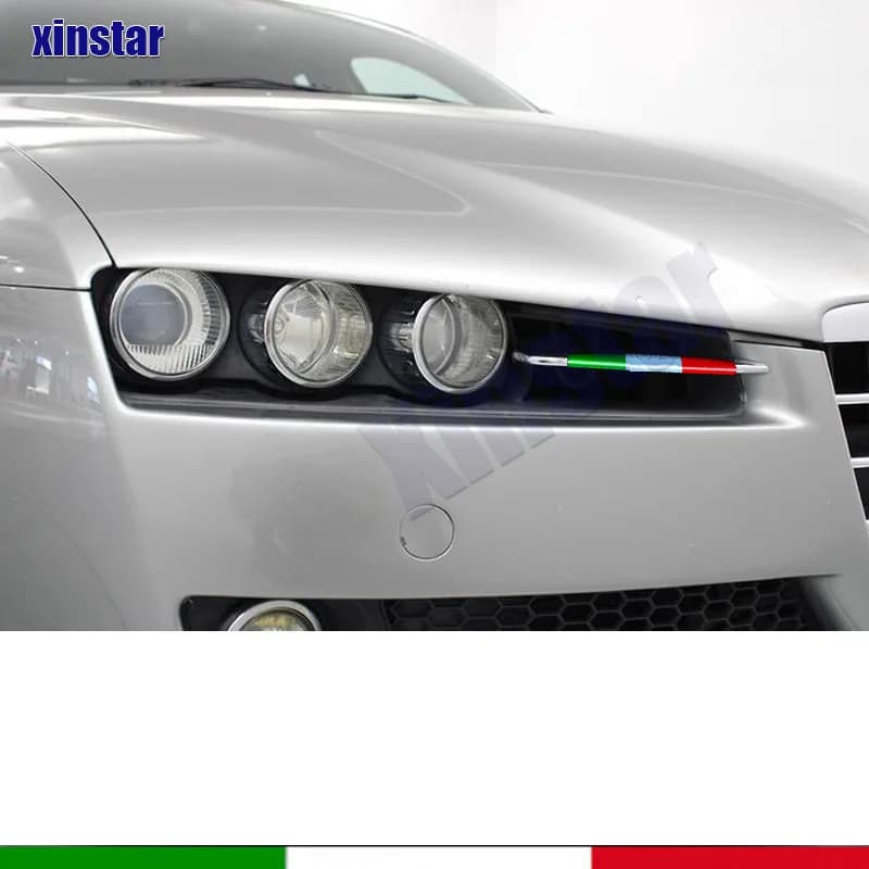 Decalcomanie per adesivi leggeri altezza bandiera italiana per auto per accessori auto Alfa Romeo 159 TI Brera