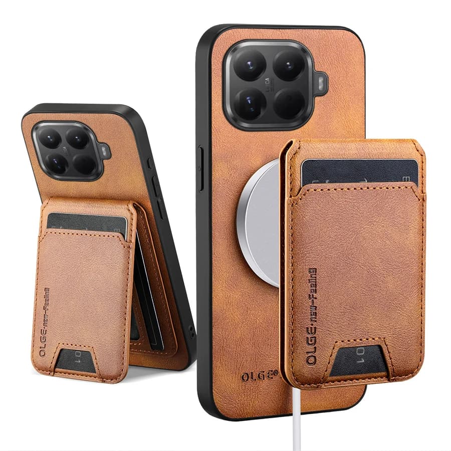 Custodia porta carte a portafoglio per Xiaomi Mi 15T 14T 13T 12T Pro Custodia magnetica in pelle per Mag-safe Stand Shell Soft Back Phone Fundas