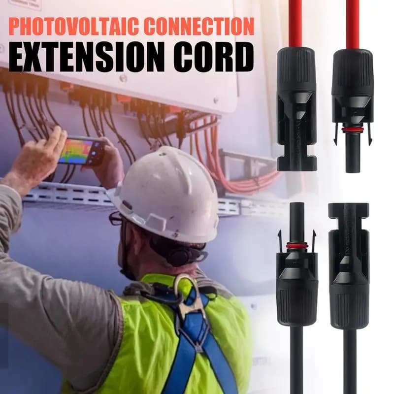 Cavo solare 1M Cavi pannello solare Cavo protettivo resistente ai raggi UV 1M per barche Sistemi fotovoltaici domestici per auto Uso esterno