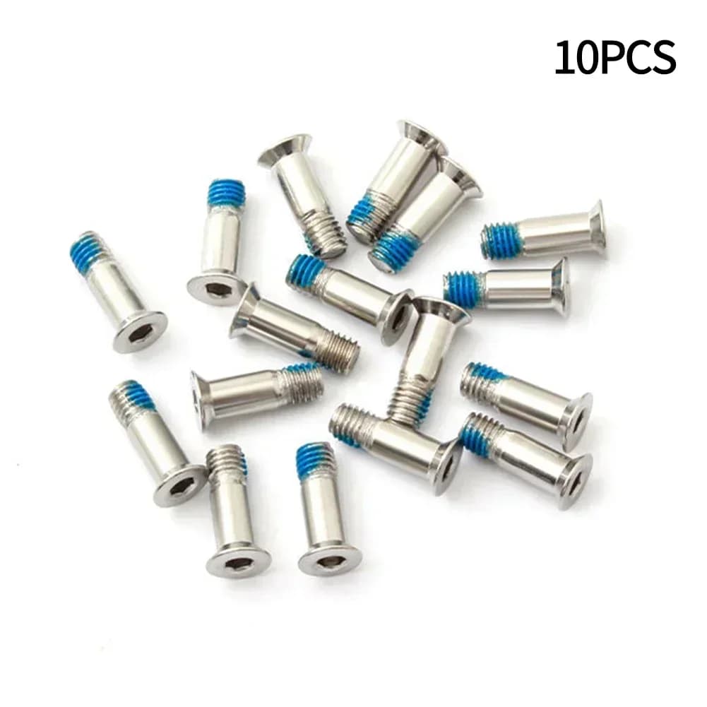 10X Bicycle Rear Derailleur Pulley Guide Wheel Fixing Bolt Screw For Shimano M5 Rear Derailleur Guide Wheel Screw StainlessSteel