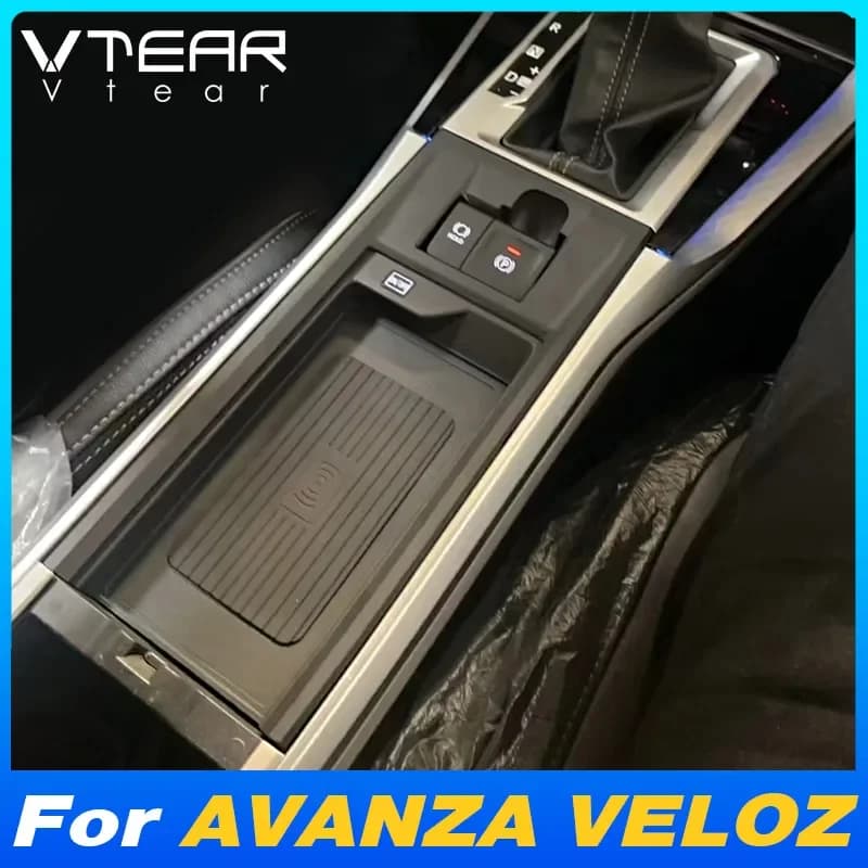 Caricatore Wireless per Auto Toyota Avanza / Veloz (2021-2025) - Adattatore Pannello di Ricarica Rapida per Telefono Cellulare | Accessorio di Modifica
