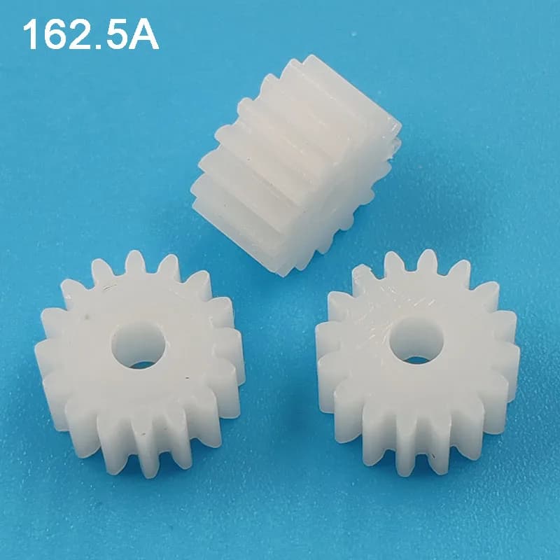 162.5A M0.5 16 denti 2.5mm albero stretto Pom ingranaggio in plastica giocattolo modello pignone 16 T 0.5M