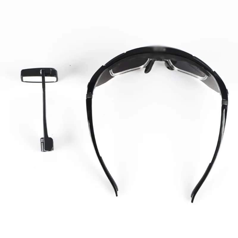 Bicycle Retrovisor Mirror, Mini Portable Mirror to be mounted on the Helmet, 360 Degree Adjustable