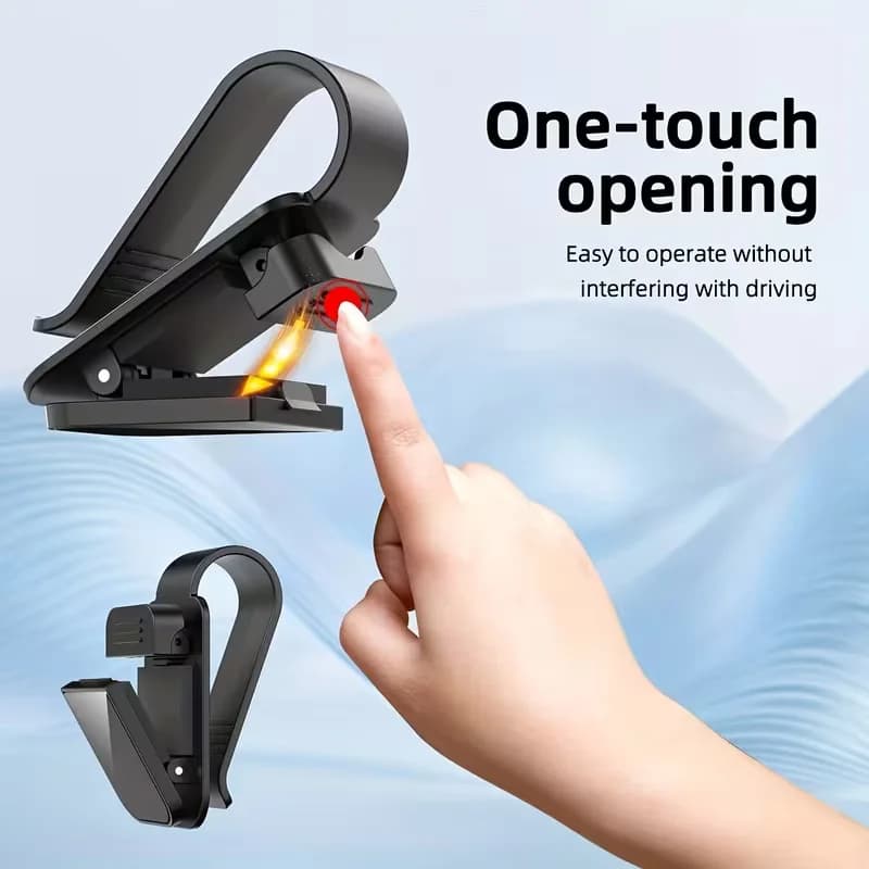 Clip multifunzionale per visiera auto, porta occhiali da sole, porta occhiali, porta carte, organizer per interni auto, salvacavi