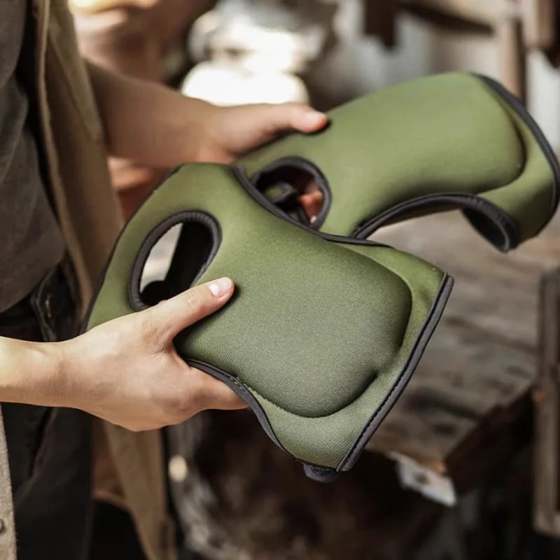 Ginocchiera da giardino per erba, protezione per materiale da immersione, ginocchiere antiscivolo regolabili per uomo donna, protezione inginocchiata per pulizia da giardino