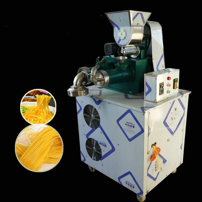 Macchina per pasta per spaghetti di mais commerciale Macchina automatica per fare noodle di riso di mais di cereali Estrattore di macaroni Vendite calde economiche e fi