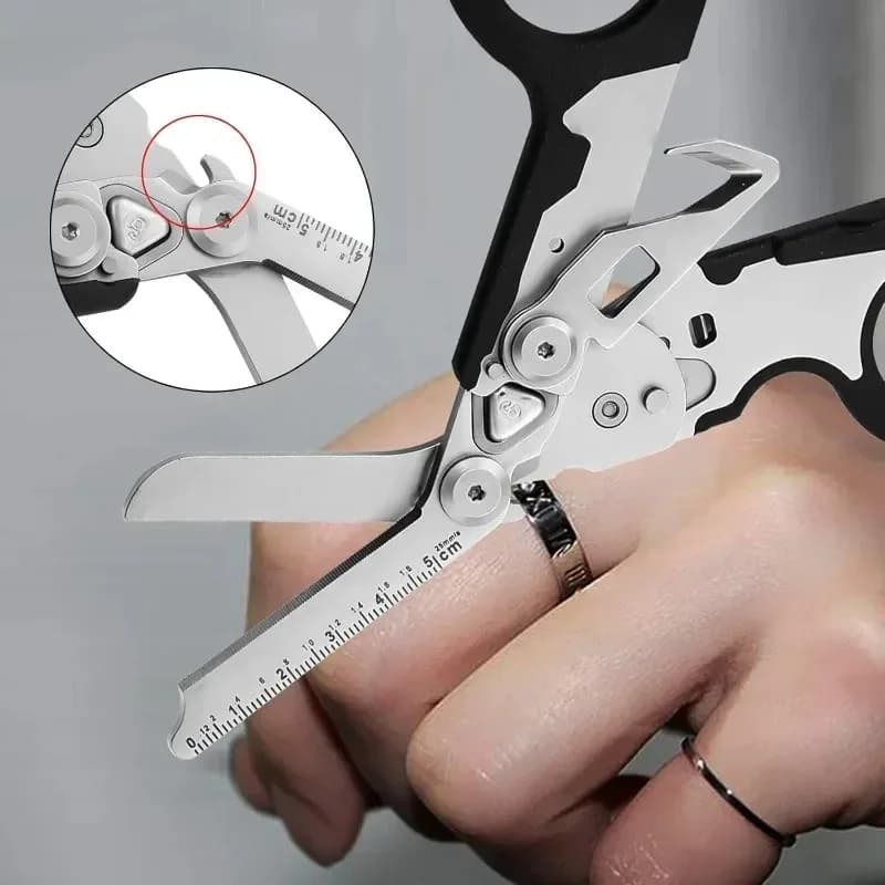 Tactical Medical Scissor Set Emergency Rescue Shear First Aid Kit Raptor Scissors Foldable Plier Outdoor Survival EDC Tool Gear