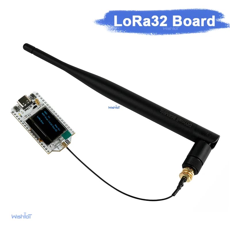 ESP32 LoRa V3 Dev Board 868MHz 5dBi SMA Antenna omnidirezionale maschio SX1262 0.96 "OLED WiFi/BLE Type-C per Arduino meshtastico