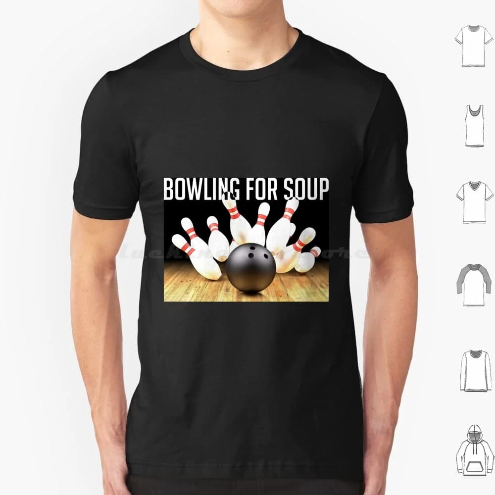 Meravigliosa maglietta Bowling For Soup 6XL in cotone, fantastica maglietta Bowling For Soup per i bowlingisti, Bowling Soup