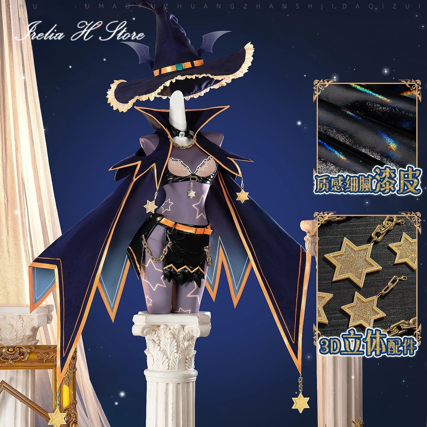 Irelia H Store Anime DATE A LIVE Natsumi Costume Cosplay Natsumi Witch Dress Sexy Halloween Costumes