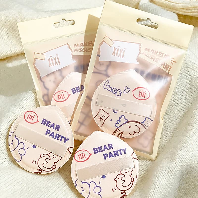1Pc Lacrima Soft Air Bearing Makeup Sponge Face Corrector Powder Blower Women Beauty Cosmetic Instruments Bearing Blower Accessories