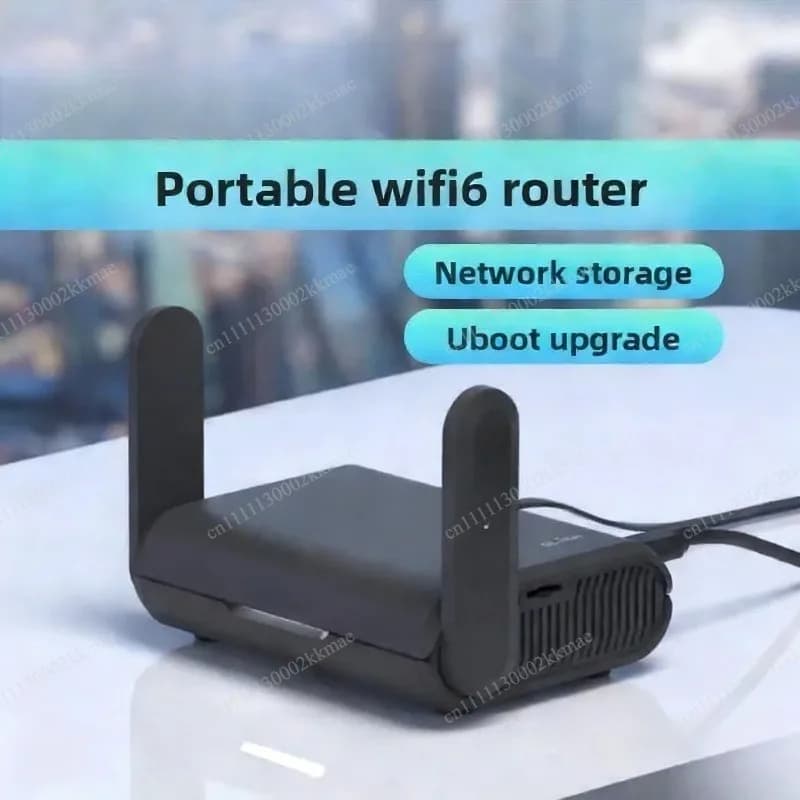 AXT1800 Gigabit Router wifi6 Portable Mini Home Dual Band Wireless Band USB Small NAS Network Storage Support