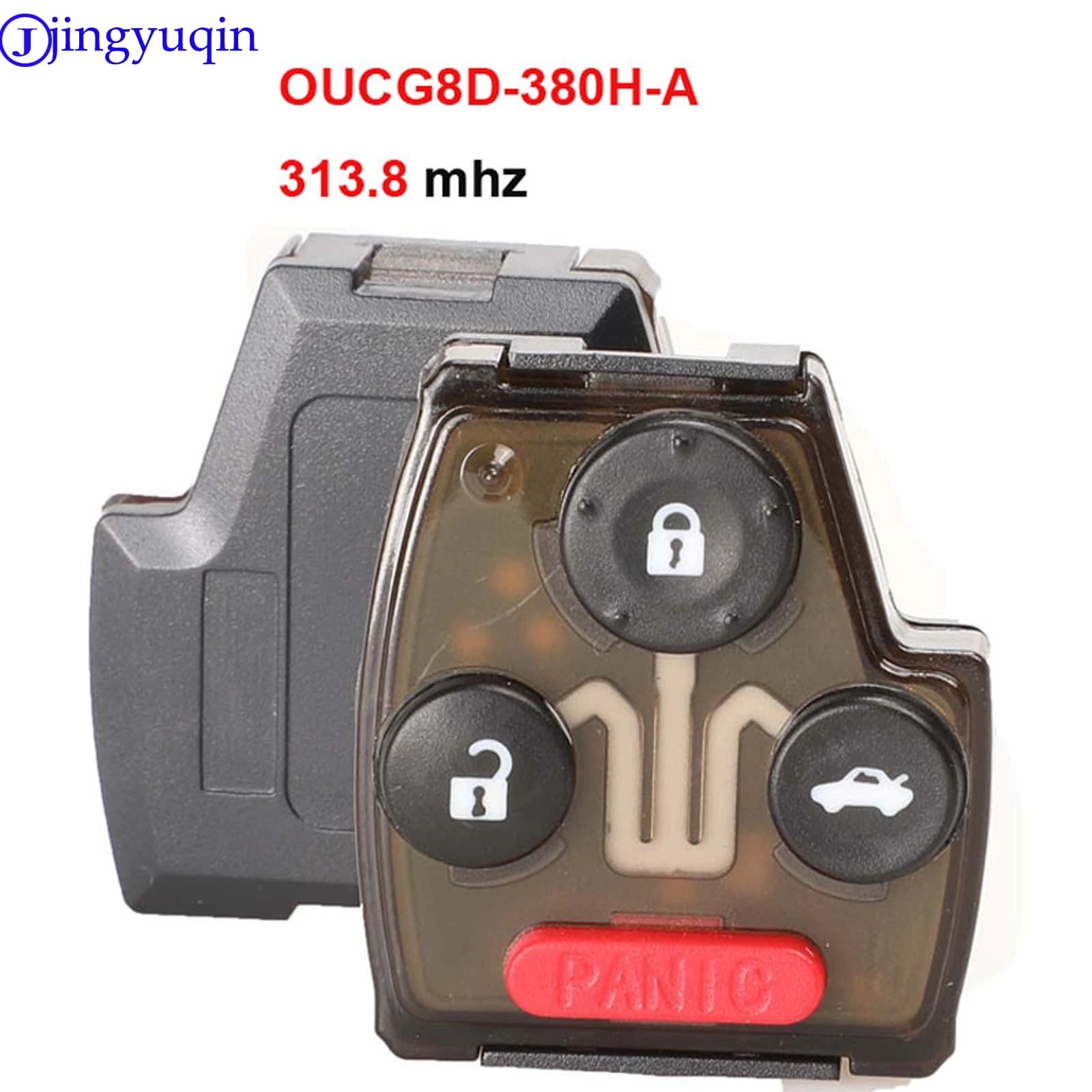 Jingyuqin 4 Bottoni 313.8 Mhz Auto Chiave A Distanza Keyless Fob Per Honda Accord 2003 2004 2005 2006 2007 Solo Scheda