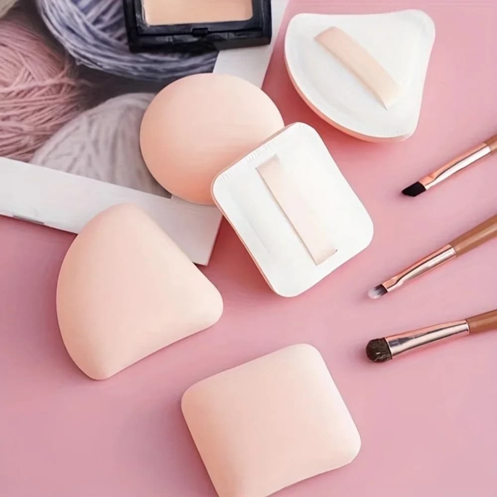 Set di Spugnette Morbide e Carine per il Trucco, Utilizzabili a Secco e Bagnato, Spugna Cosmetica per Fondotinta e Crema, Accessori per il Makeup