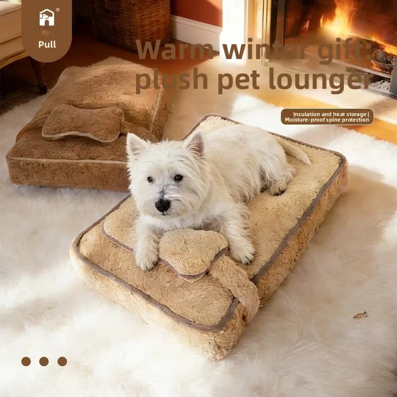 Letto per Cani Grande Staccabile, Divano, Cuscino, Tappetino, Nido, Arredamento per Animali Domestici, per Cani e Gatti, Caldo per l'Inverno