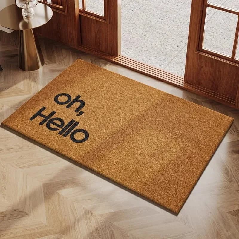 Zerbino classico semplice Lavabile in lavatrice Tappeto da ingresso Tappetino morbido antiscivolo Tappetino decorativo per la casa per soggiorno e camera da letto