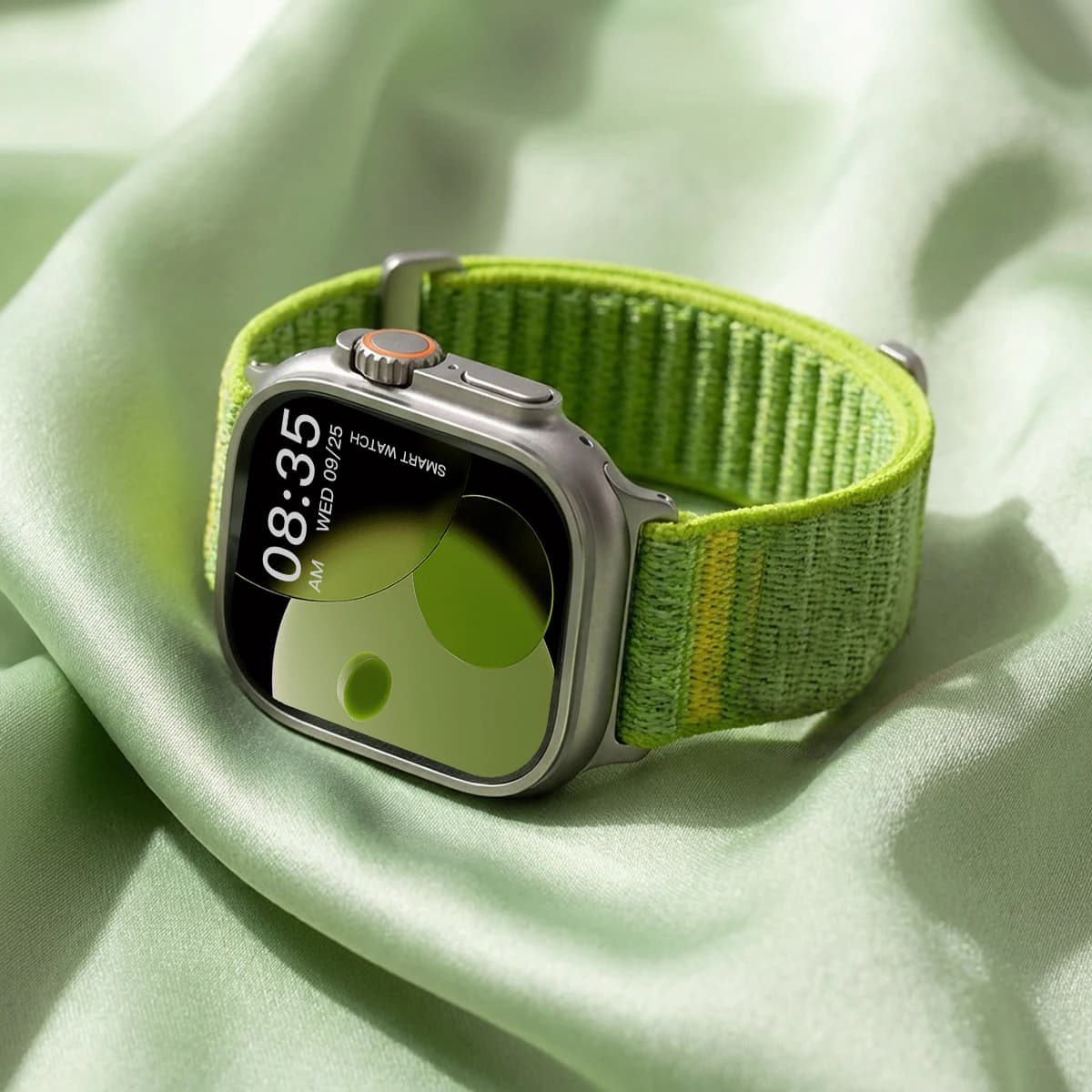 Nylon bracelet for Apple Watch 11 10 42 46MM, two-section mountain pattern bracelet for iWatch 9876 Ultra 49mm 46 45 44 42 38mm