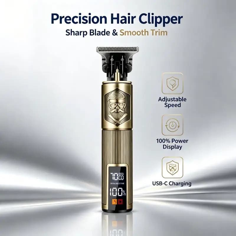 2026 T9 USB Electric Hair Clipper For Men Hair Cutting Machine Rechargeable Man Shaver Trimmer Barber Technical Beard Trimmer