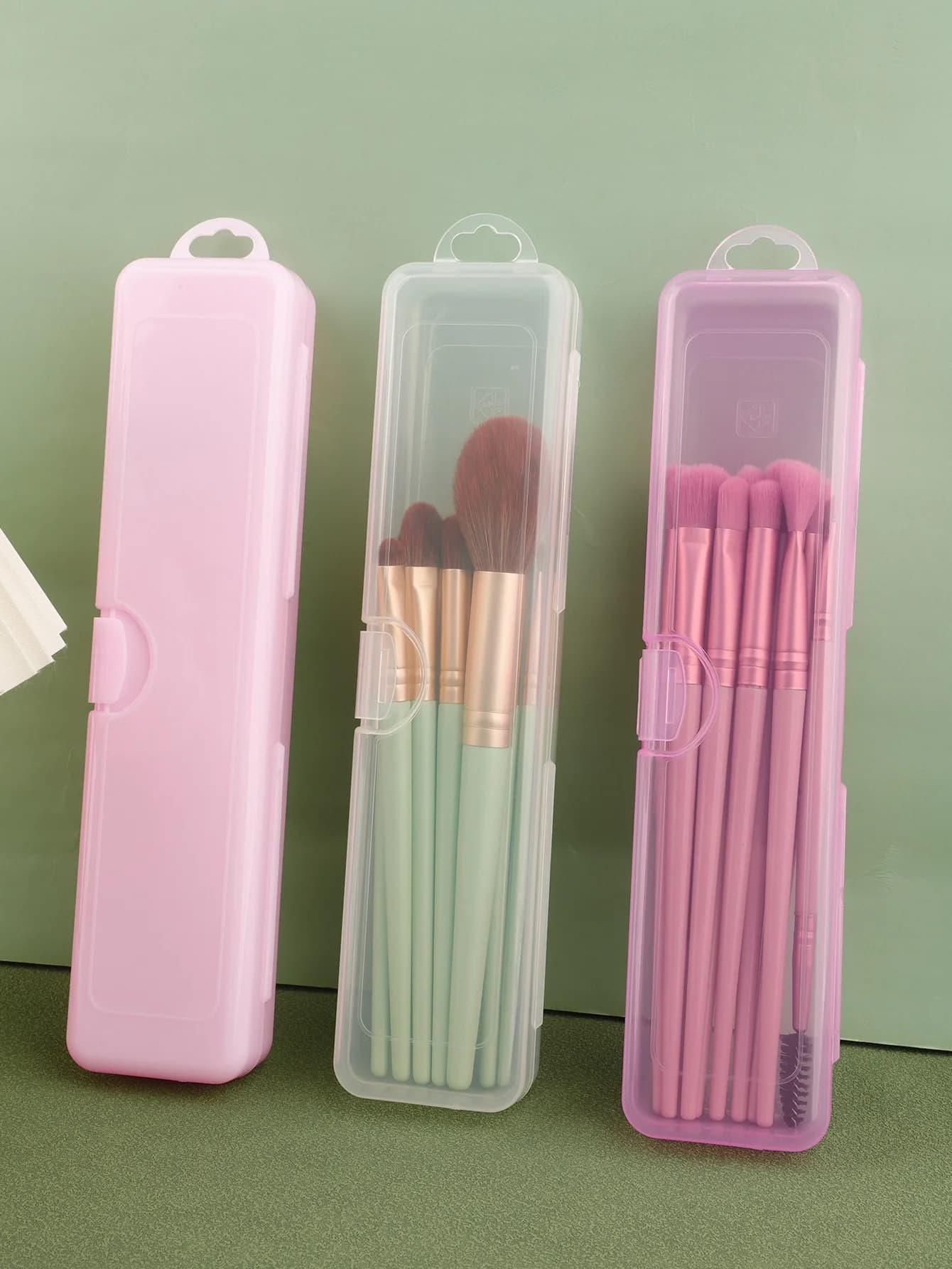Organizer for Makeup Brushes Portable Dust Holder with Cover Shade Brush for Eyebrow pencils Travel Toothbrush