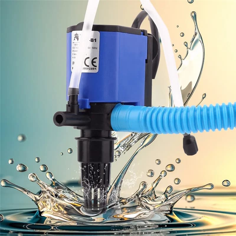 Filtro per acquario 3 in 1 pompa ad aria sommergibile pompa dell'acqua per acquario filtro di circolazione a spruzzo d'acqua per acquario purificatore interno