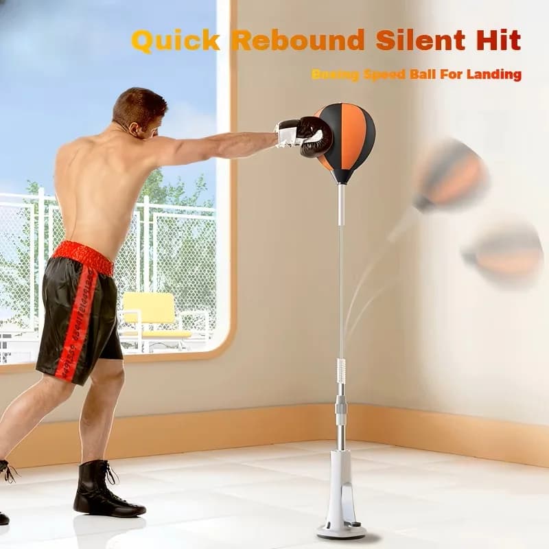Adjustable Indoor Boxing Punching Bag Agility Training Reflex Ball Auxiliary Training Tool for Fitness And Sports