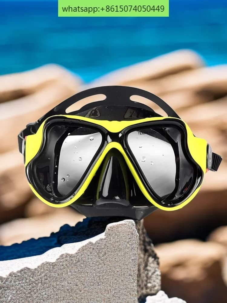 Occhialini da sub miopia adulto snorkeling gratuito Sanbao vetro temperato antiappannamento GoPro maschera snorkeling tubo immersioni profonde AOW