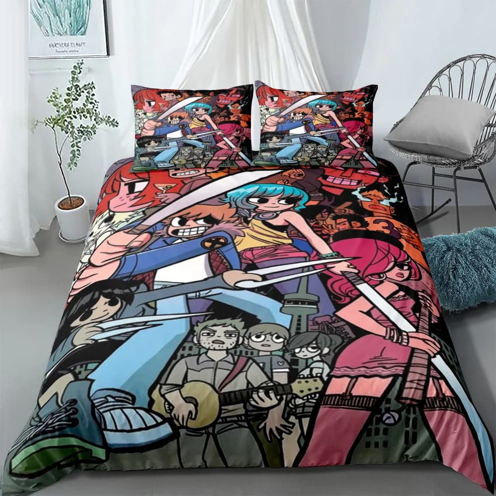 Set duvet cover Vs the World without sheet Set bed linen king size double single