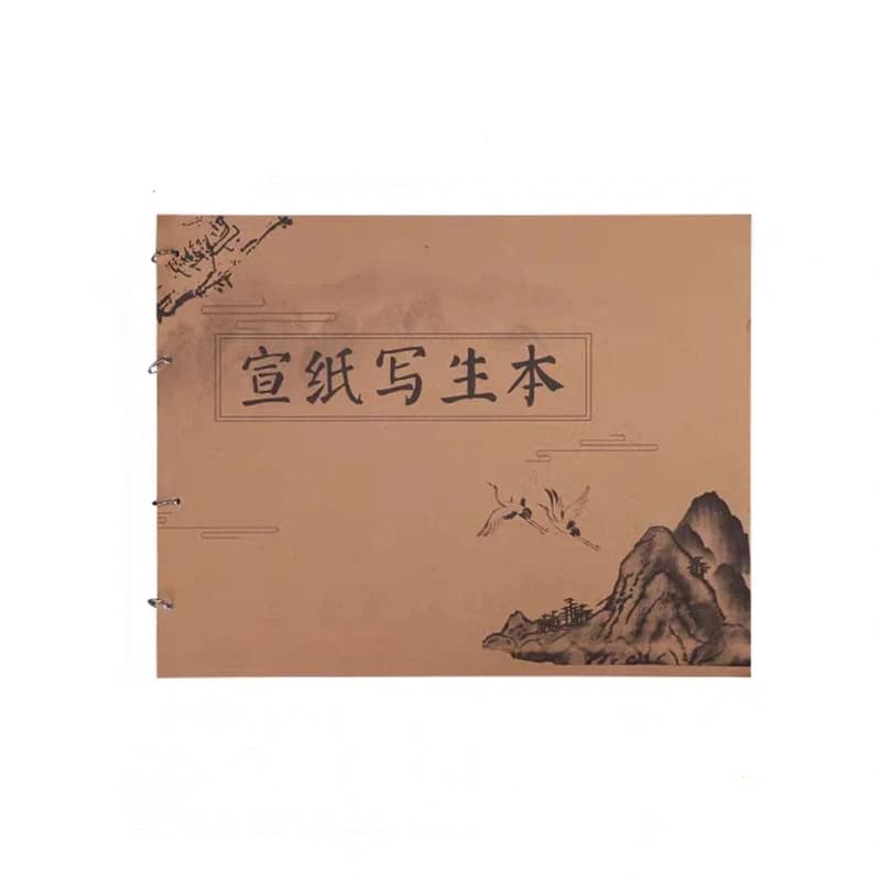 Thickened Half Ripe Xuan Paper Sketchbook Professional Chinese Painting Calligraphy Students Art Sketchbook Beginners Art Supply