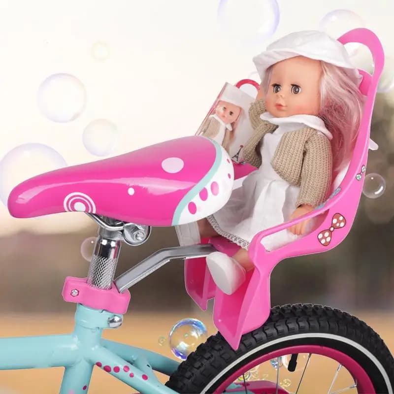 Bici leggera per sedile per marsupio Scooter per bambina per sedile per bambole Sedile con adesivi Decorazione bici per bambini DropShipping