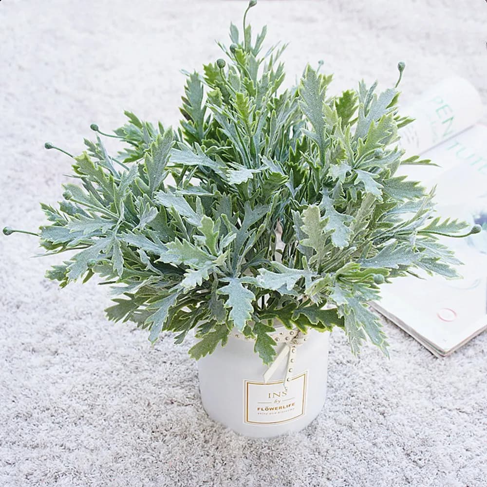 Piante Artificiali di Crisantemo in Vaso, Centrotavola per Casa e Stanza, Bouquet da Sposa per Matrimoni all'Aperto, Decorazioni per Giardino e Cortile, Regalo Fai-da-Te