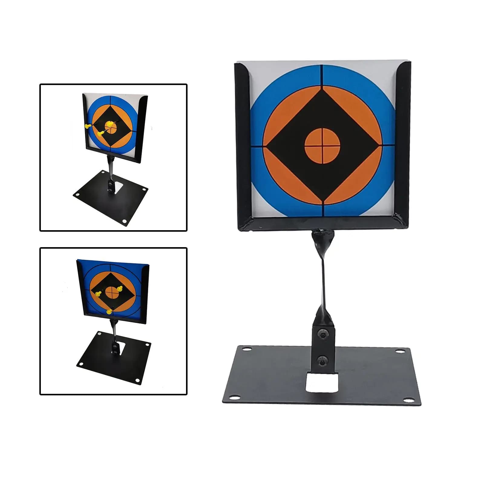 Stainless Steel Target Stand Archery Rack Shooting Sport Accessories for Outdoor Hunting Training Yard
