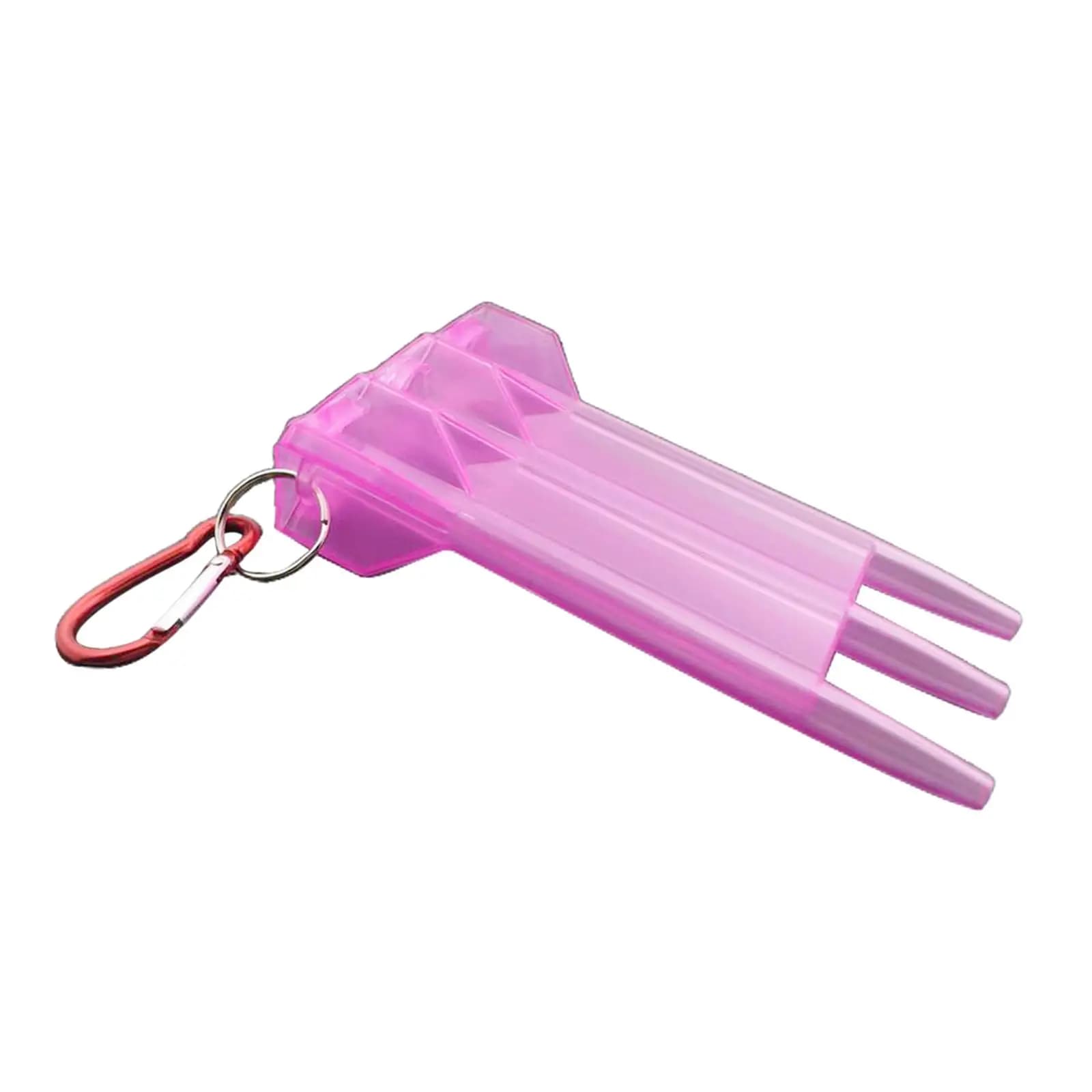 Scatola porta freccette in nylon trasparente, custodia organizer per freccette con punta in acciaio