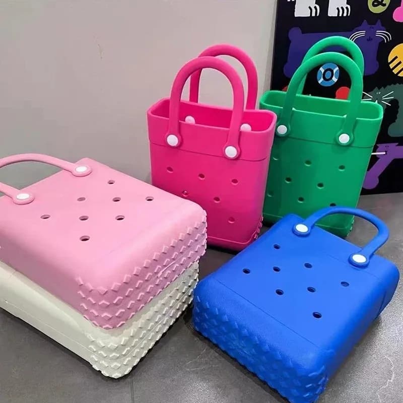 Beach Bag Portable, Cosmetic Pouches, Baby Bags, Picnic Storage Basket, Dress and Sunglasses Case, Makeup Organizer, Beach Accessories