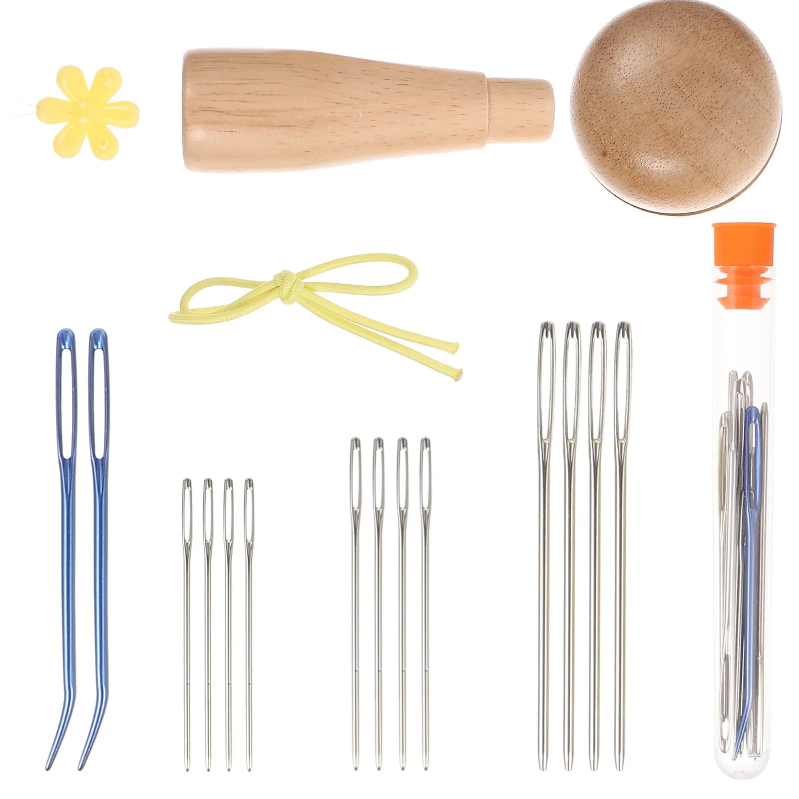 Set Premium di Ferri da Maglia con Manici Ergonomici Lisci per Principianti, Intermedi ed Esperti, Ideali per Maglioni, Sciarpe, Regali Fai-da-Te e Lavori in Lana