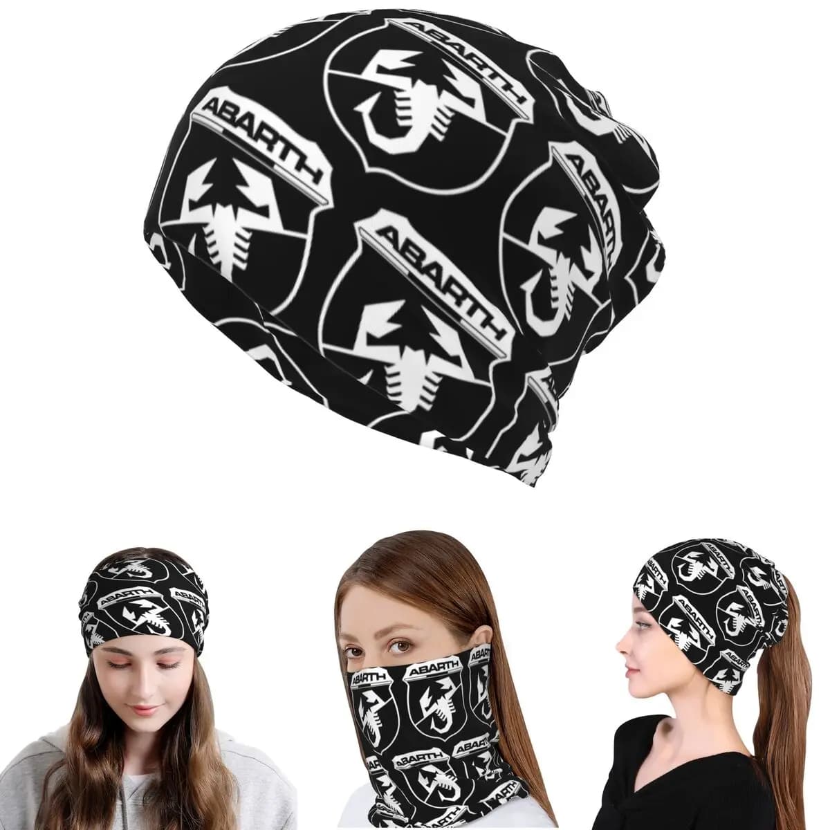 Abarth C Cool Bandana Copricollo Sciarpa Multifunzione Maschera Facciale Berretto per Uomini Donne Adulti Antivento