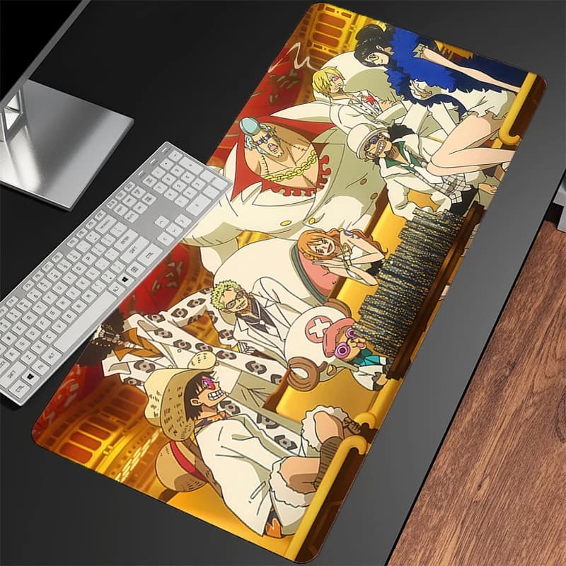 Large Mouse Pad Gamer Home Computer HD Mousepad O-one P-piece Nami Keyboard Pad kawaii Anime desk mat Anti Fray Gaming Mouse Pad