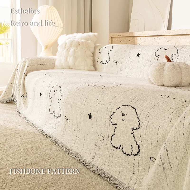 Copridivano, copertura completa, cuscino antiscivolo universale per tutte le stagioni, copertura antigraffio per gatti, coperta in tessuto