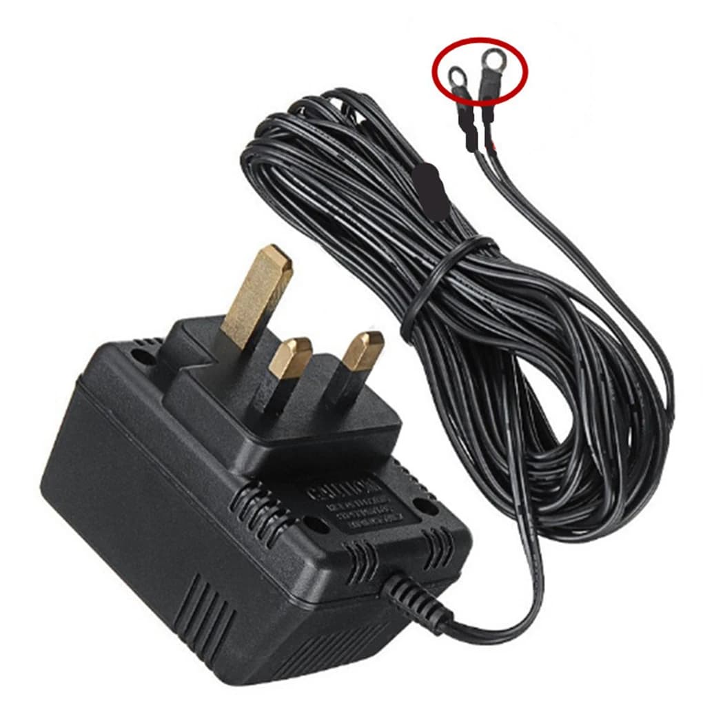 Doorbell Power Adapter, 18V 500MA Doorbell Transformer 5M Cable Compatible Ring Doorbell Video Doorbell EU Plug