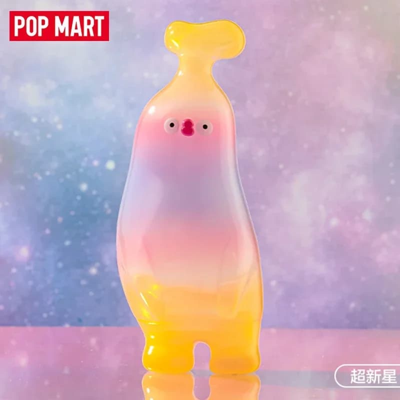 POP MART FLABJACKS Banana Boo Fantastica serie galattica Scatola cieca Giocattoli Kawaii Anime Action Figure Surprise Guess Bag Scatola misteriosa