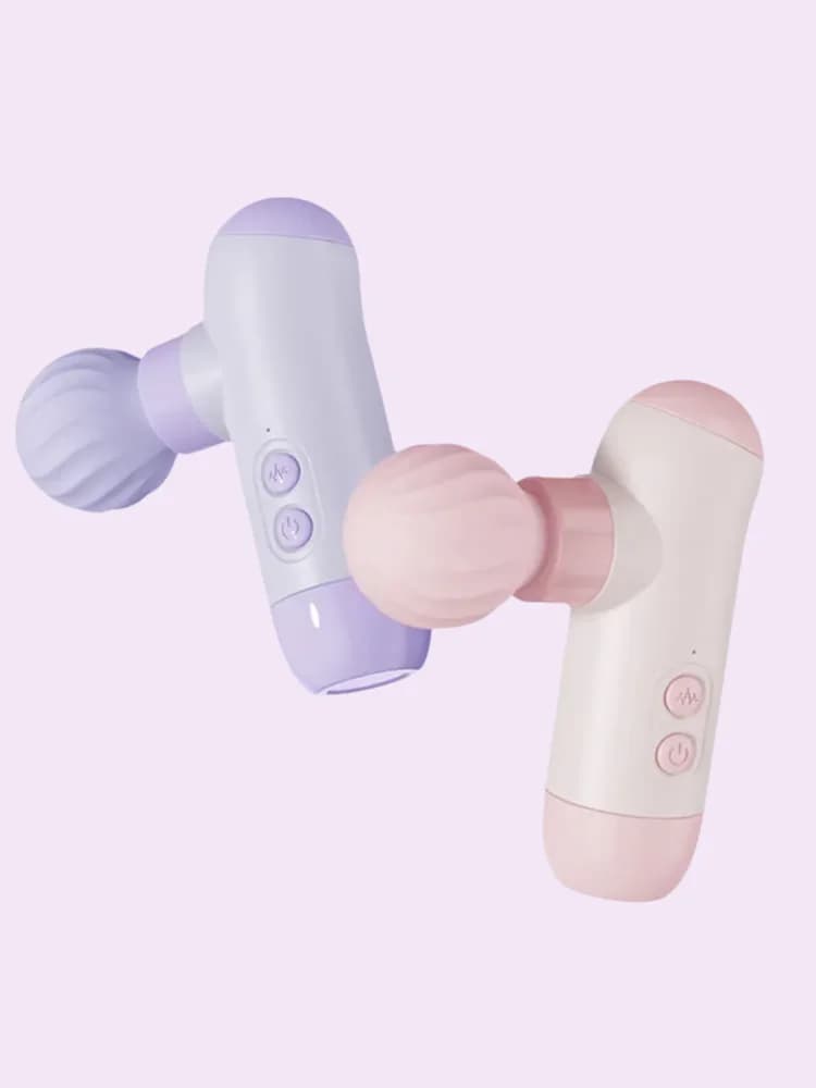 sex toys dual head fascia gun dual-use sucking Women’s vibration pussy climax masturbation multi-frequency massager adult 18+