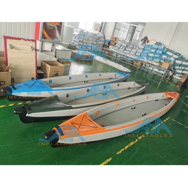 Kayak gonfiabili a doppio strato in PVC del produttore di kayak da pesca per 2 persone gonfiabili del mare dell'oceano
