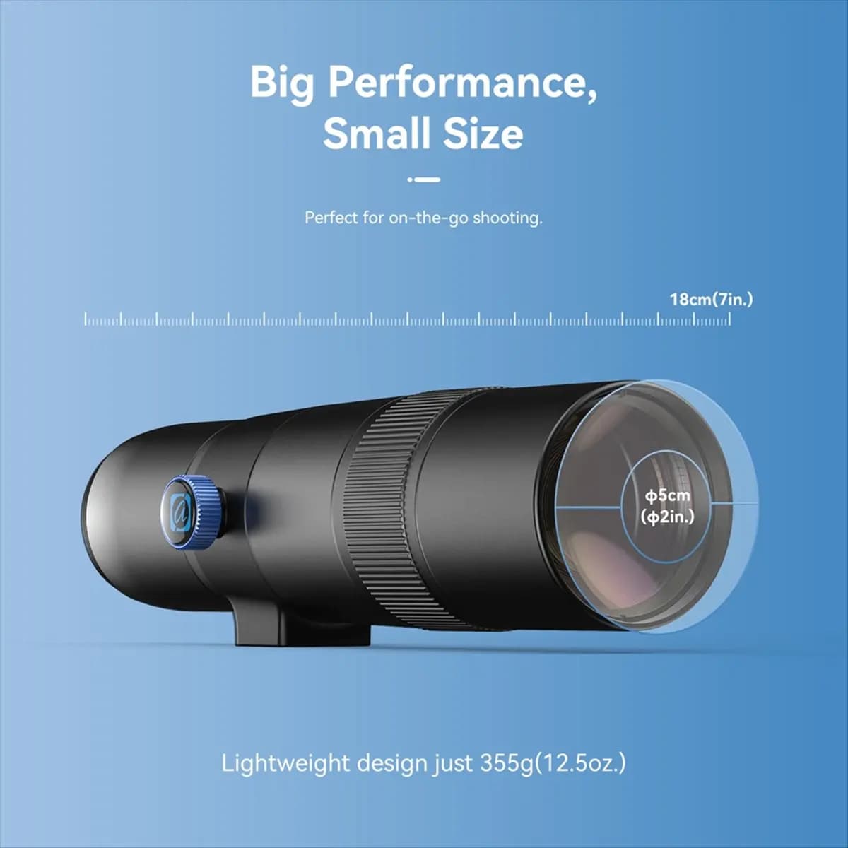 HowAA87 APL-T30X Obiettivo Teleobiettivo per Smartphone con Messa a Fuoco Interna HD e Treppiede, Zoom 30X per Concerti e Fotografia Teleobiettivo