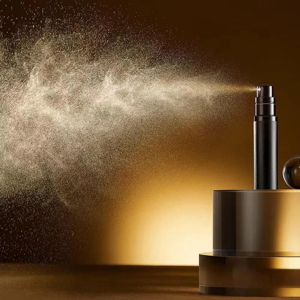 Flacone spray mini da 5 ml in alluminio, vuoto, ricaricabile, portatile, per profumo, contenitore per liquidi, per cosmetici, da viaggio