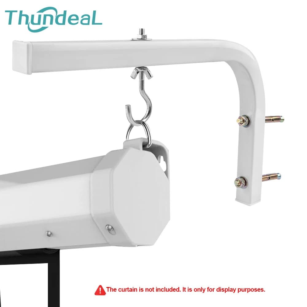 Universal Wall Mount Bracket for Projector Screens Adjustable Installation Kit for Home Theater Office Meetings and Gaming Setup